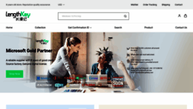 What Lengthkey.com website looked like in 2023 (1 year ago)
