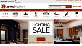 What Lightingdirect.com website looked like in 2023 (This year)