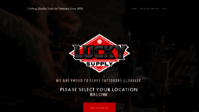 What Luckysupply.com website looked like in 2023 (This year)