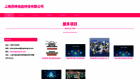 What Lingzheng-sh.com website looked like in 2023 (This year)