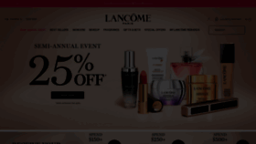 What Lancome.ca website looked like in 2023 (This year)