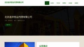 What Lianyanghuoyun.com website looked like in 2023 (This year)