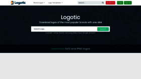 What Logotic.me website looked like in 2023 (This year)