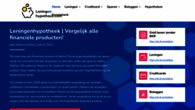 What Leningenhypotheek.com website looked like in 2023 (This year)