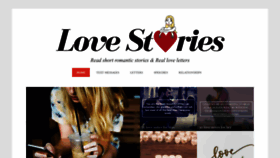 What Love-stories.org website looked like in 2023 (This year)