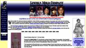 What Lincoln-mold.com website looked like in 2023 (This year)