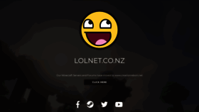 What Lolnet.co.nz website looked like in 2023 (This year)