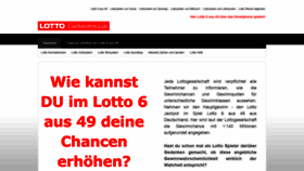 What Lottogeheimnisse.de website looked like in 2023 (This year)