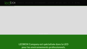 What Ledbox.fr website looked like in 2023 (This year)