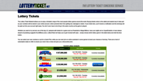 What Lotteryticket.net website looked like in 2023 (This year)