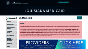 What Lamedicaid.com website looked like in 2023 (This year)