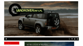 What Landroverowy.pl website looked like in 2023 (This year)