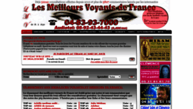 What Lesmeilleursvoyants.fr website looked like in 2023 (2 years ago)