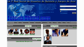 What Loteriaoficial.com website looked like in 2011 (12 years ago)