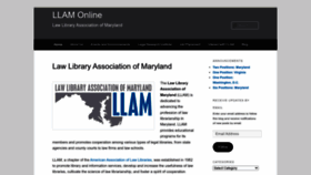What Llamonline.org website looked like in 2023 (This year)