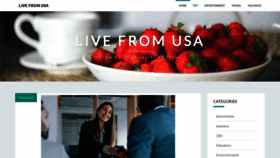 What Livefromusa.net website looked like in 2023 (2 years ago)