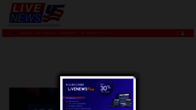 What Livenewsmag.com website looked like in 2023 (This year)