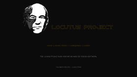 What Locutus.be website looked like in 2023 (This year)
