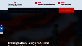 What Legalizationlawyer.com website looked like in 2023 (This year)