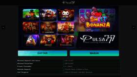 What Loginpulsa777.com website looked like in 2023 (This year)