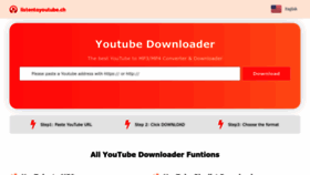 What Listentoyoutube.ch website looked like in 2023 (This year)