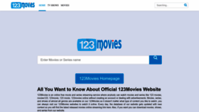 What La123movies.com website looked like in 2023 (This year)