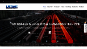 What Lumeisteel.com website looked like in 2023 (This year)