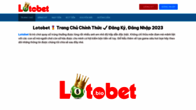What Lotobet.bio website looked like in 2023 (This year)
