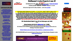 What Lotto-experte.de website looked like in 2023 (This year)