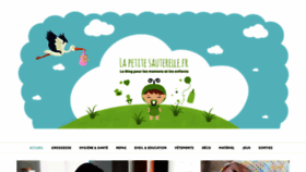 What Laptitesauterelle.fr website looked like in 2023 (This year)