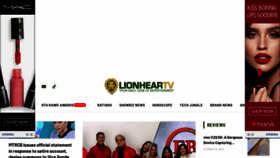 What Lionheartv.net website looked like in 2023 (This year)
