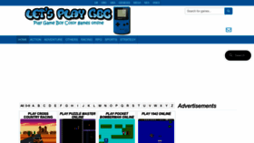 What Letsplaygbc.com website looked like in 2023 (This year)