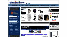 What Lightsearch.com website looked like in 2023 (1 year ago)