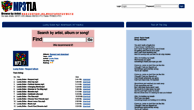 What Lucky-dube.thelyricarchive.com website looked like in 2023 (This year)