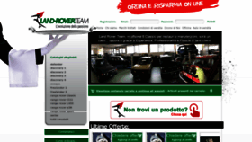 What Landroverteam.it website looked like in 2023 (This year)