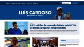 What Luiscardoso.com.br website looked like in 2023 (This year)