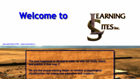What Learningsites.com website looked like in 2023 (This year)