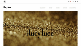 What Lucyluce.com website looked like in 2023 (1 year ago)