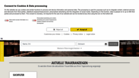 What Lz-trauer.de website looked like in 2023 (This year)