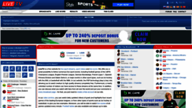 What Livetv732.me website looked like in 2023 (This year)