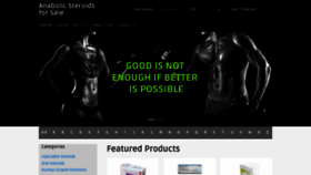 What Legalsteroidshop.com website looked like in 2023 (This year)