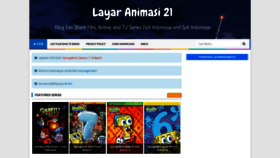 What Layaranimasi21.web.id website looked like in 2023 (This year)