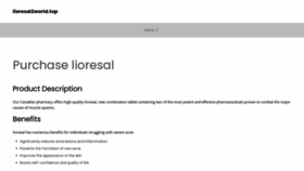 What Lioresal2world.top website looked like in 2023 (This year)