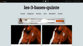 What Les-3-bases-quinte.com website looked like in 2023 (This year)