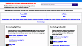 What Lagu123.fun website looked like in 2023 (This year)