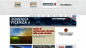 What Ladomenicadivicenza.it website looked like in 2023 (This year)