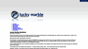 What Luckymarble.com website looked like in 2023 (This year)