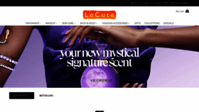 What Lecute.com website looked like in 2023 (This year)