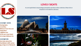 What Lovelysights.com website looks like in 2024 