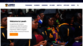 What Laweh.edu.gh website looks like in 2024 
